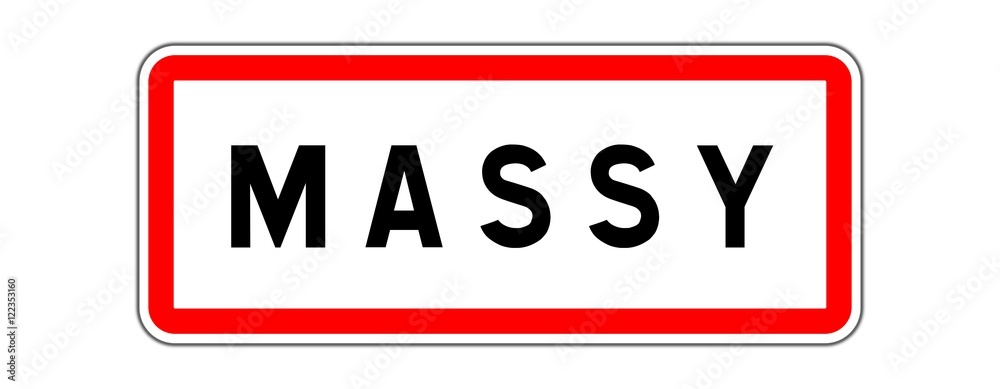 Panneau d'entrée de Massy