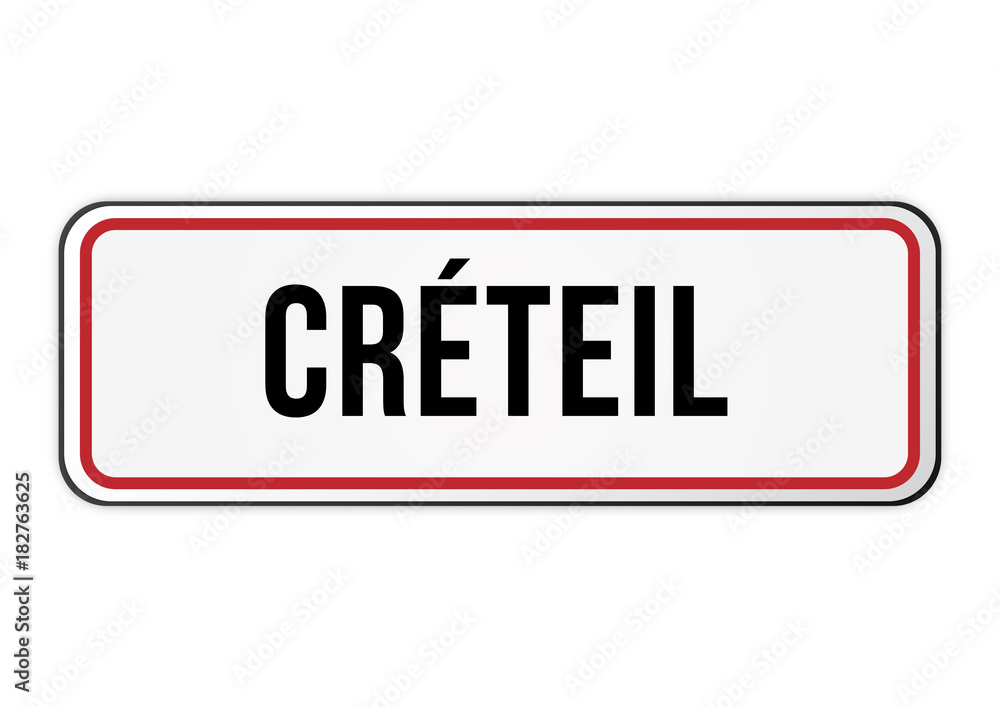 Panneau d'entrée de Créteil