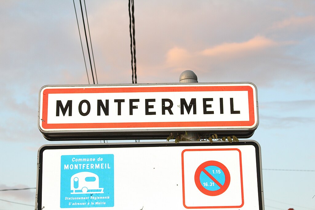 Panneau d'entrée de Montfermeil