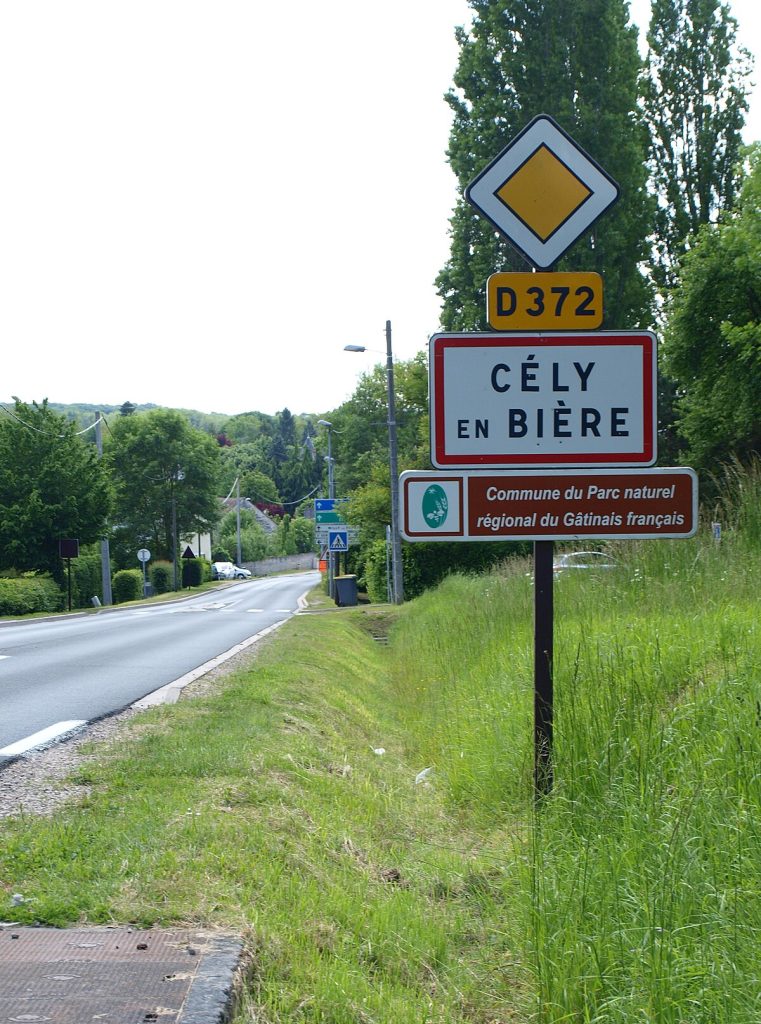 Panneau d'entrée de Cély