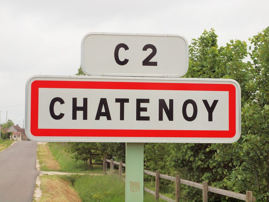 Panneau d'entrée de Châtenoy