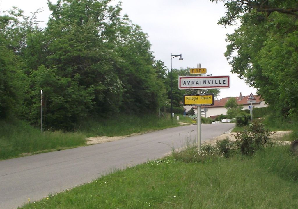 Panneau d'entrée de Avrainville