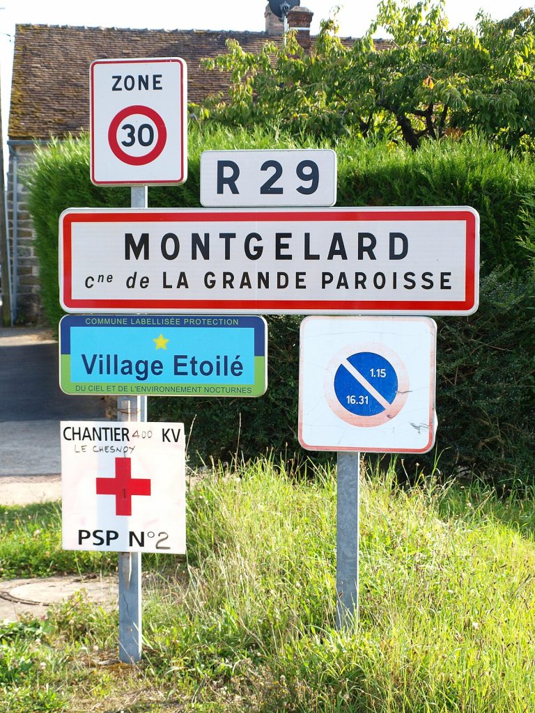 Panneau d'entrée de La Grande-Paroisse