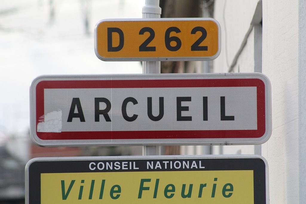 Panneau d'entrée de Arcueil