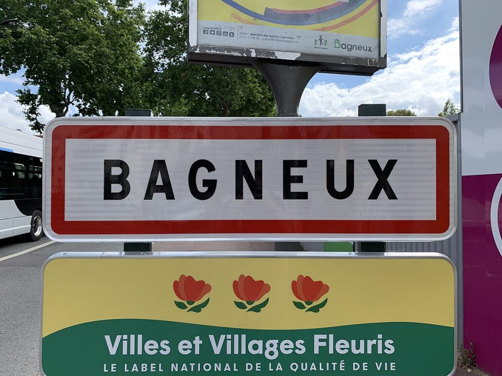 Panneau d'entrée de Bagneux