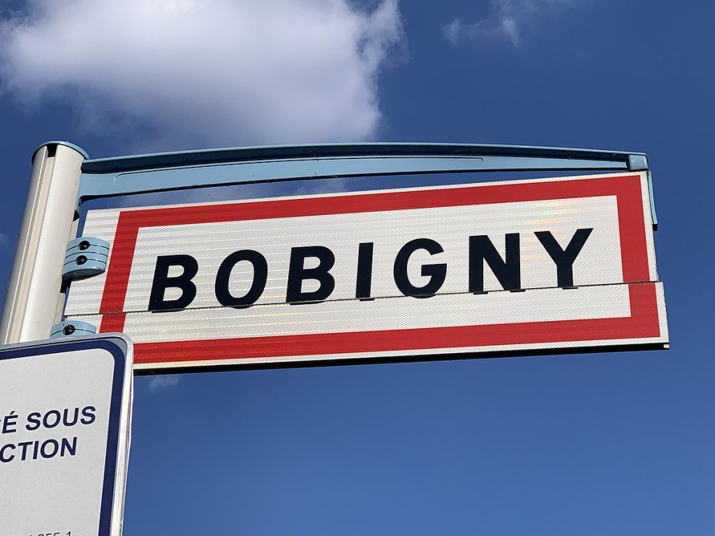 Panneau d'entrée de Bobigny