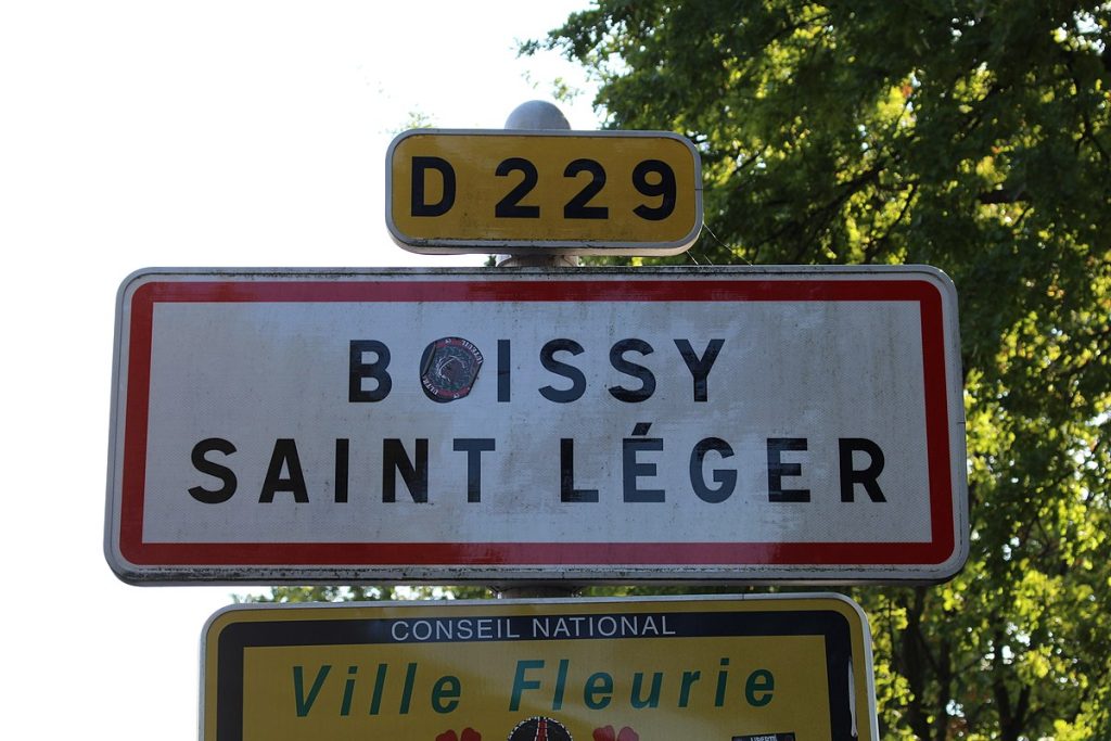 Panneau d'entrée de Boissy-Saint-Léger