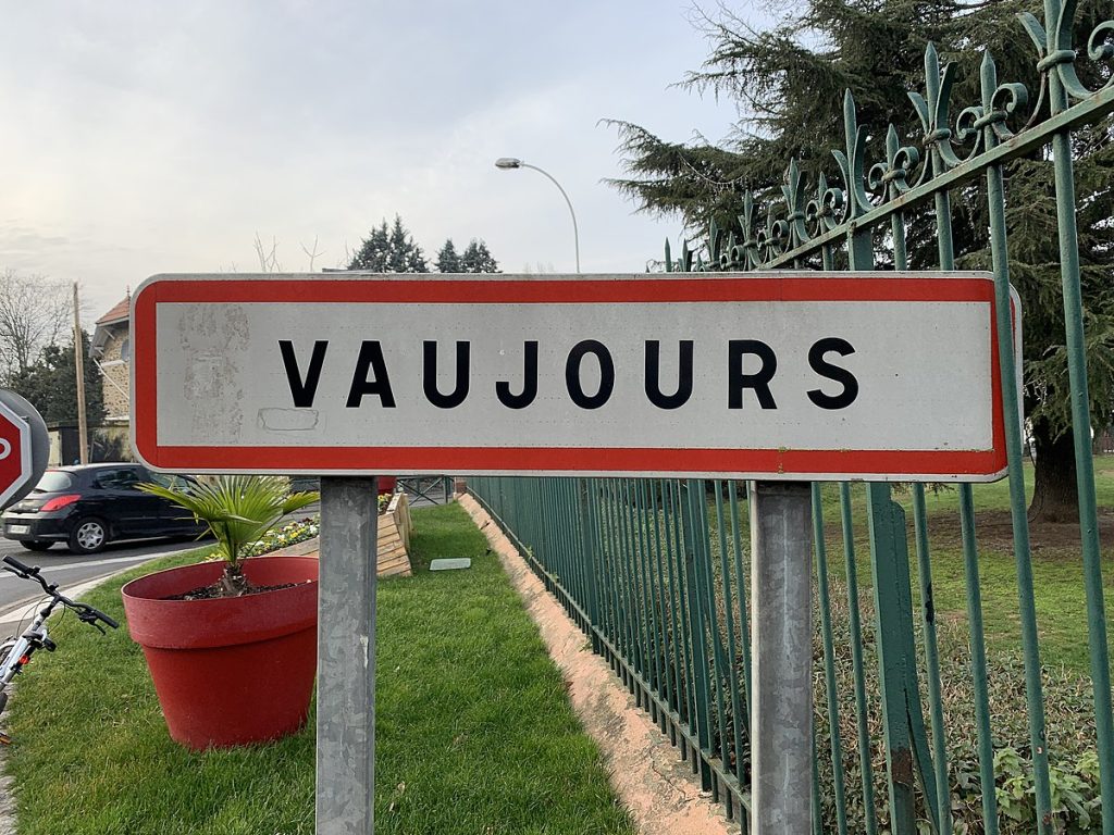 Panneau d'entrée de Vaujours