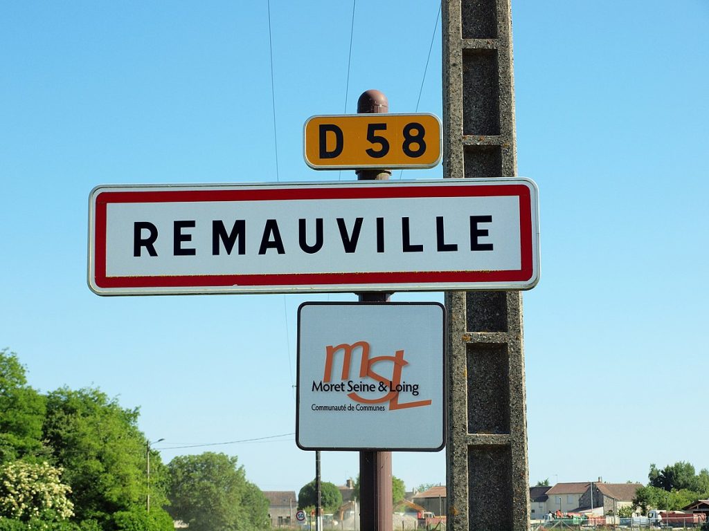 Panneau d'entrée de Remauville