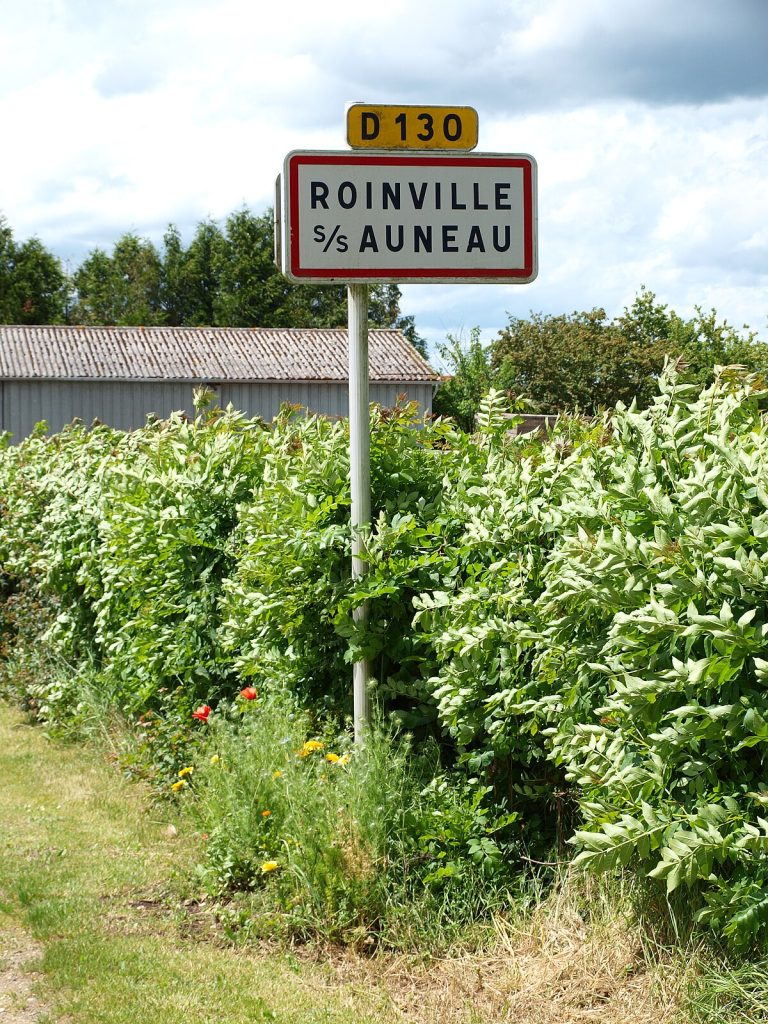 Panneau d'entrée de Roinville