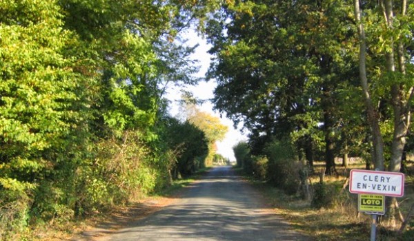 Panneau d'entrée de Cléry-en-Vexin