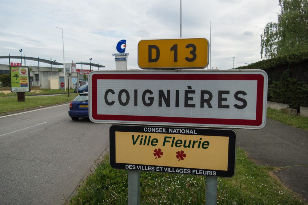 Panneau d'entrée de Coignières