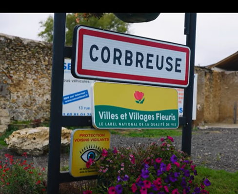 Panneau d'entrée de Corbreuse