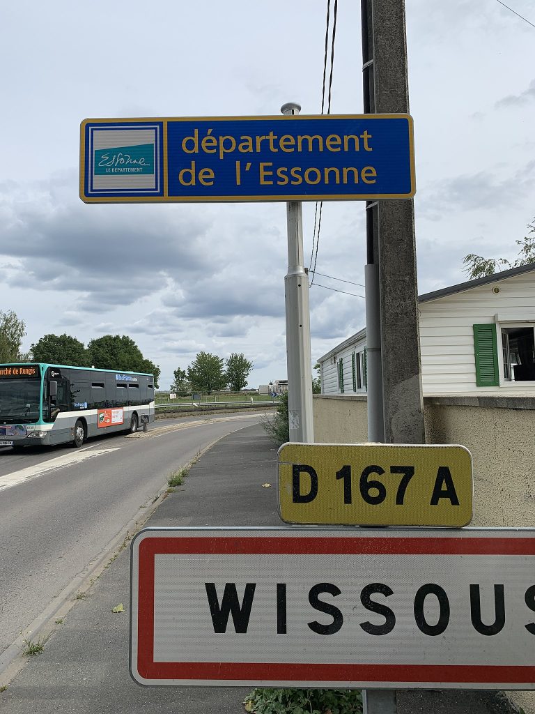 Panneau d'entrée de Wissous