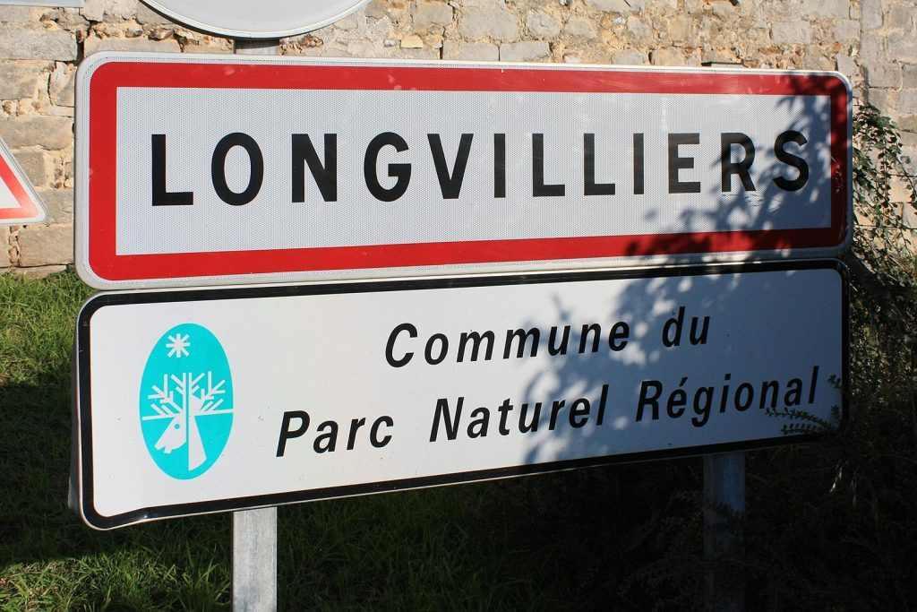 Panneau d'entrée de Longvilliers