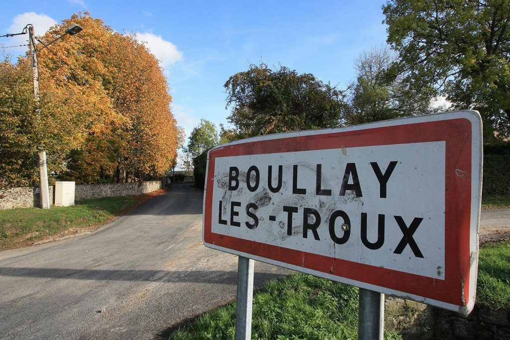 Panneau d'entrée de Boullay-les-Troux