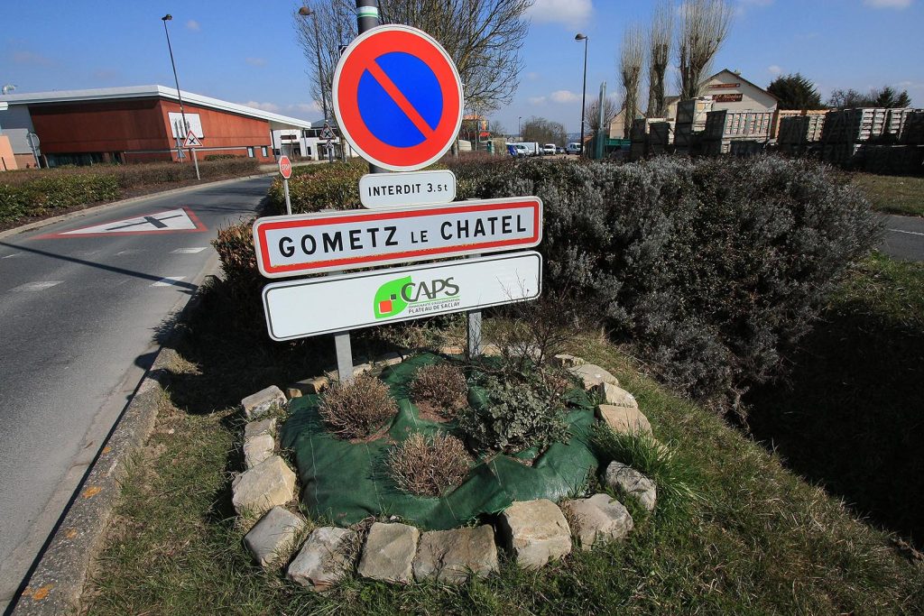 Panneau d'entrée de Gometz-le-Châtel