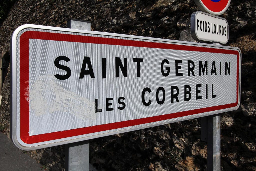 Panneau d'entrée de Saint-Germain-lès-Corbeil