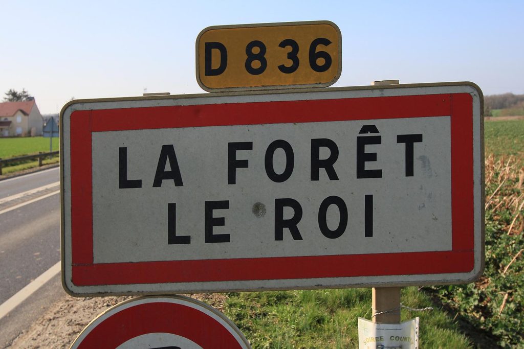 Panneau d'entrée de La Forêt-le-Roi