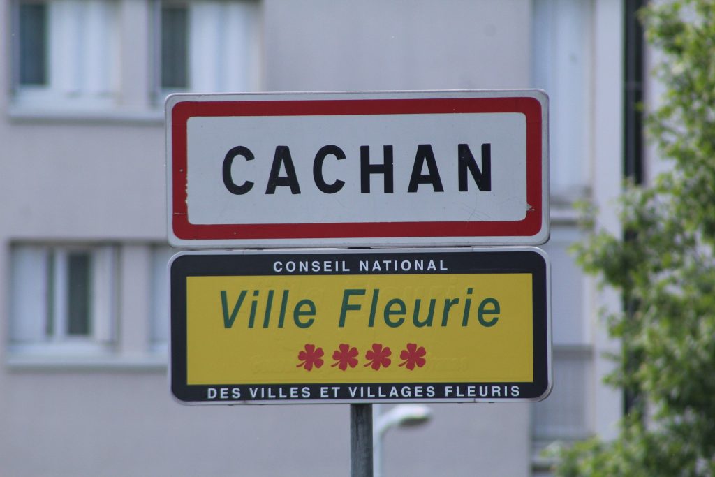 Panneau d'entrée de Cachan