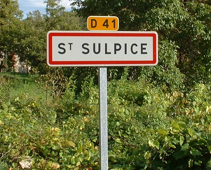 Panneau d'entrée de La Chapelle-Saint-Sulpice