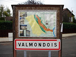 Panneau d'entrée de Valmondois