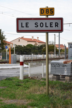 Panneau d'entrée de Solers