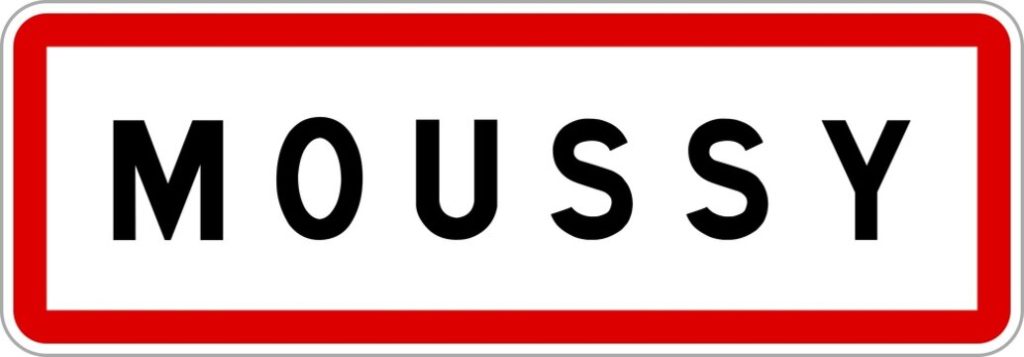 Panneau d'entrée de Moussy