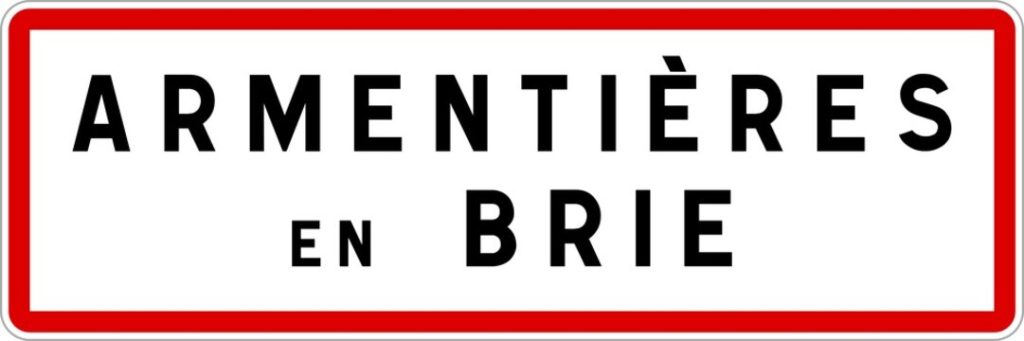 Panneau d'entrée de Armentières-en-Brie