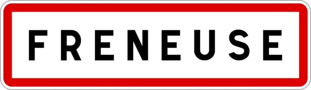 Panneau d'entrée de Freneuse