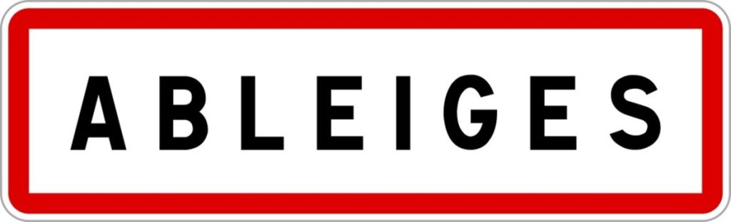 Panneau d'entrée de Ableiges