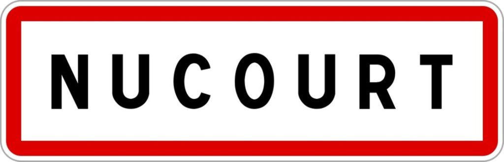 Panneau d'entrée de Nucourt