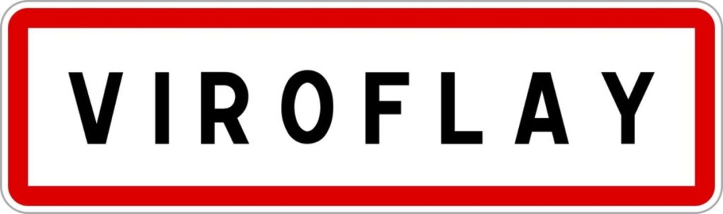 Panneau d'entrée de Viroflay