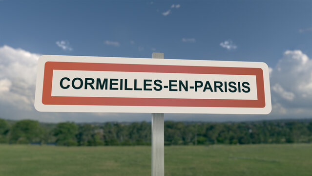 Panneau d'entrée de Cormeilles-en-Parisis