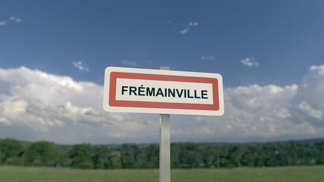 Panneau d'entrée de Frémainville