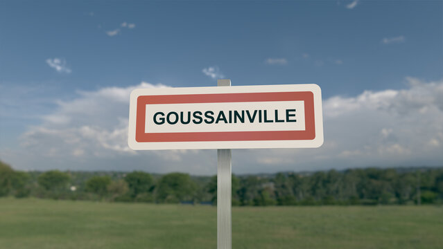 Panneau d'entrée de Goussainville