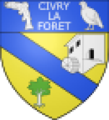 Panneau d'entrée de Civry-la-Forêt