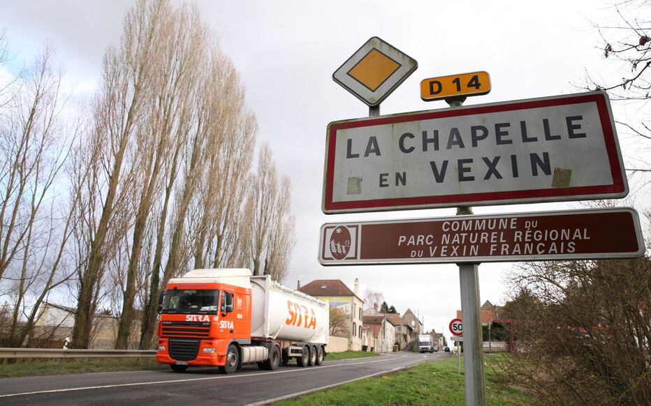 Panneau d'entrée de La Chapelle-en-Vexin