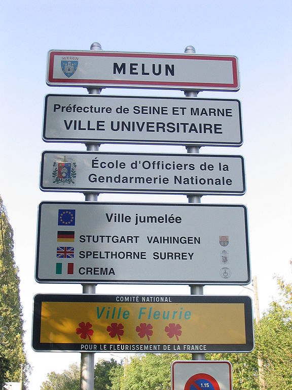 Panneau d'entrée de Melz-sur-Seine