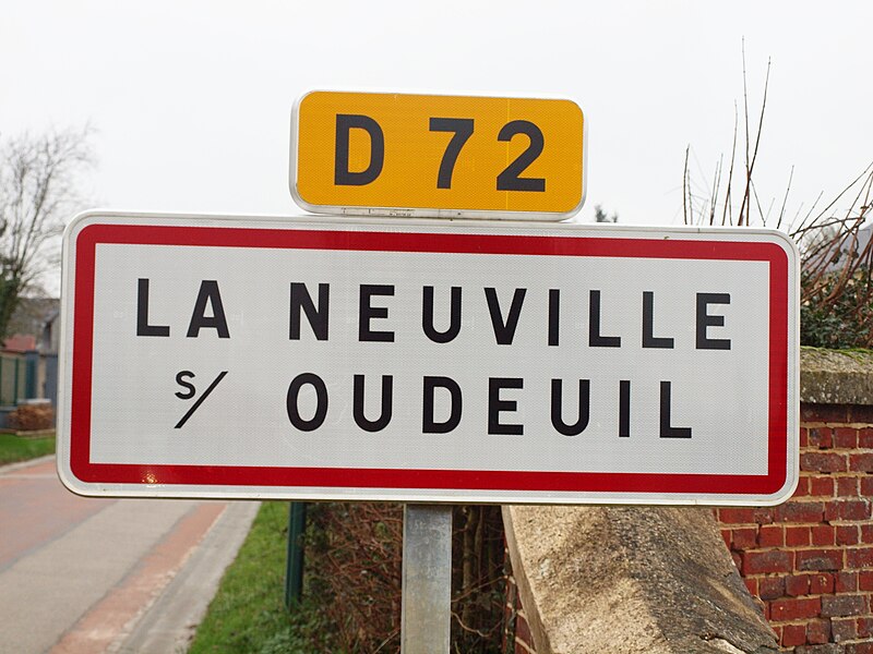 Panneau d'entrée de Neuville-sur-Oise