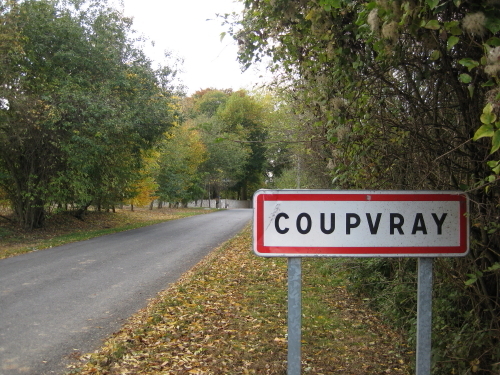 Panneau d'entrée de Coupvray