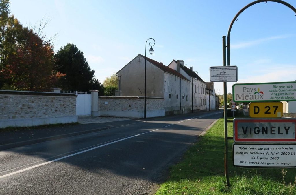 Panneau d'entrée de Vignely