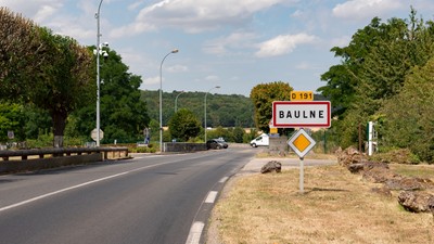 Panneau d'entrée de Baulne