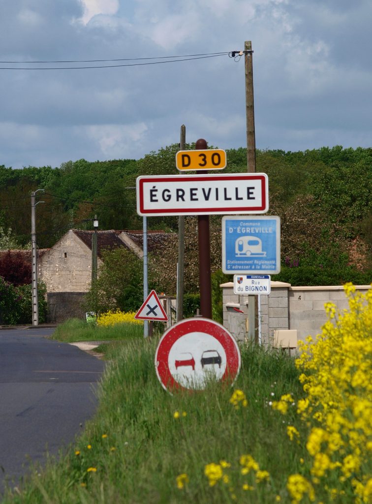 Panneau d'entrée de Égreville