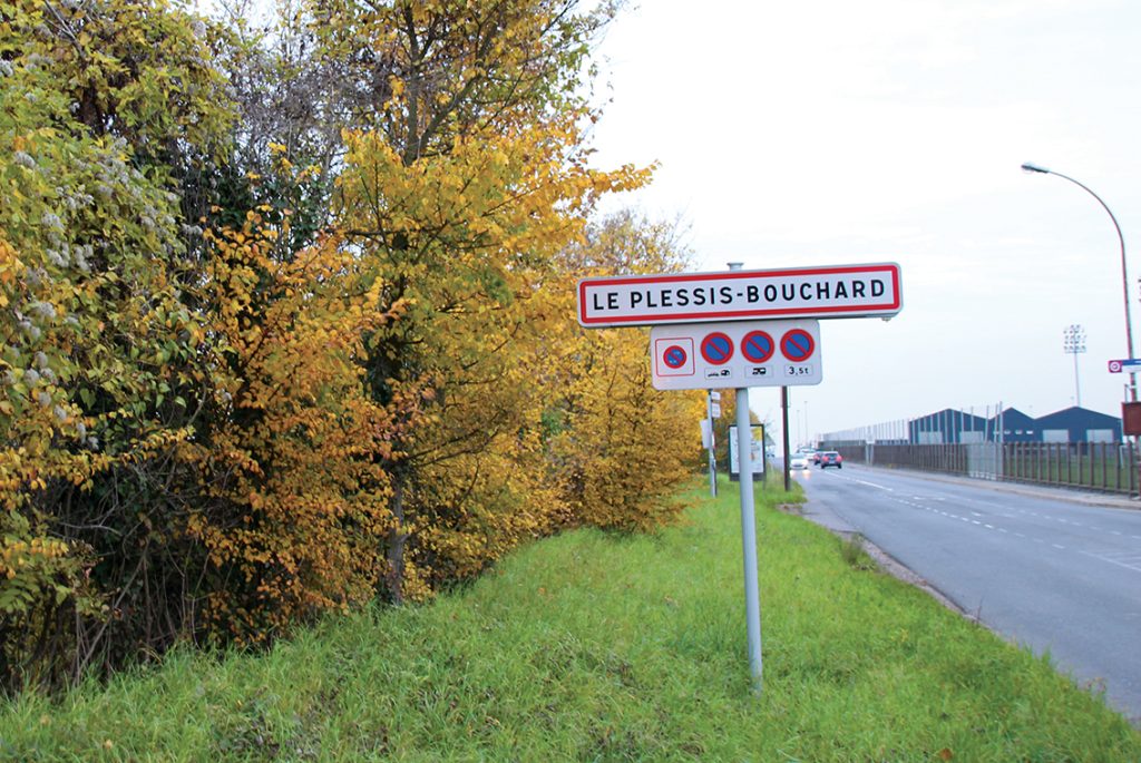 Panneau d'entrée de Le Plessis-Bouchard