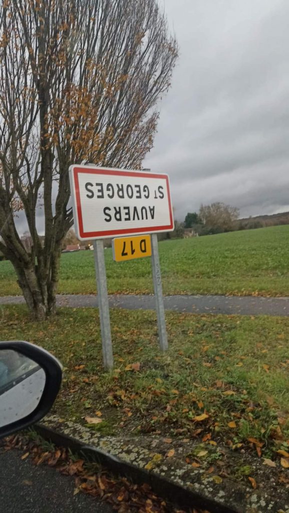 Panneau d'entrée de Auvers-Saint-Georges