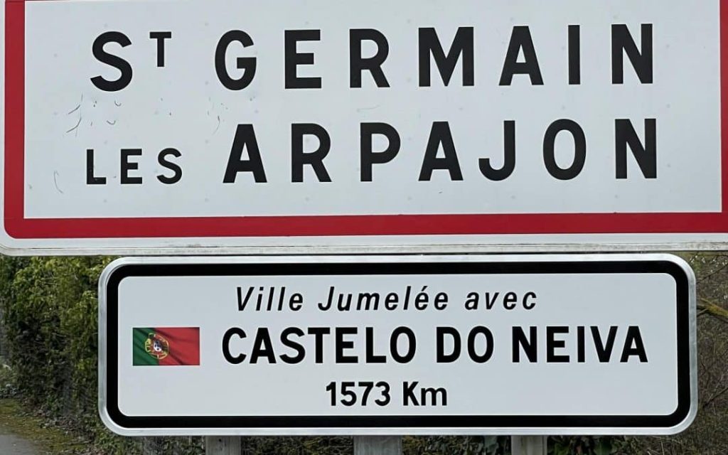 Panneau d'entrée de Saint-Germain-lès-Arpajon