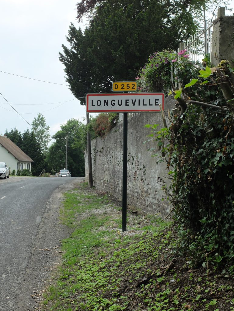 Panneau d'entrée de Longueville