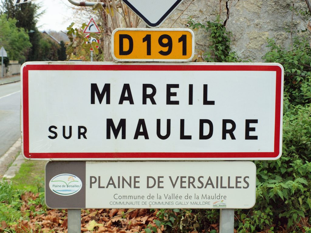 Panneau d'entrée de Mareil-sur-Mauldre