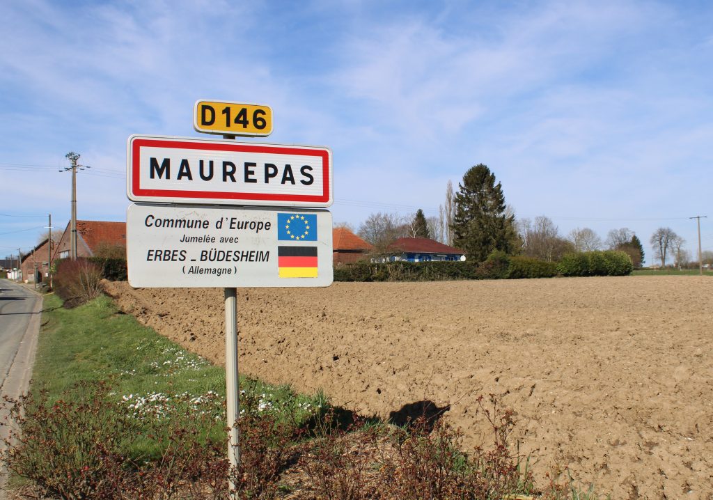 Panneau d'entrée de Maurepas